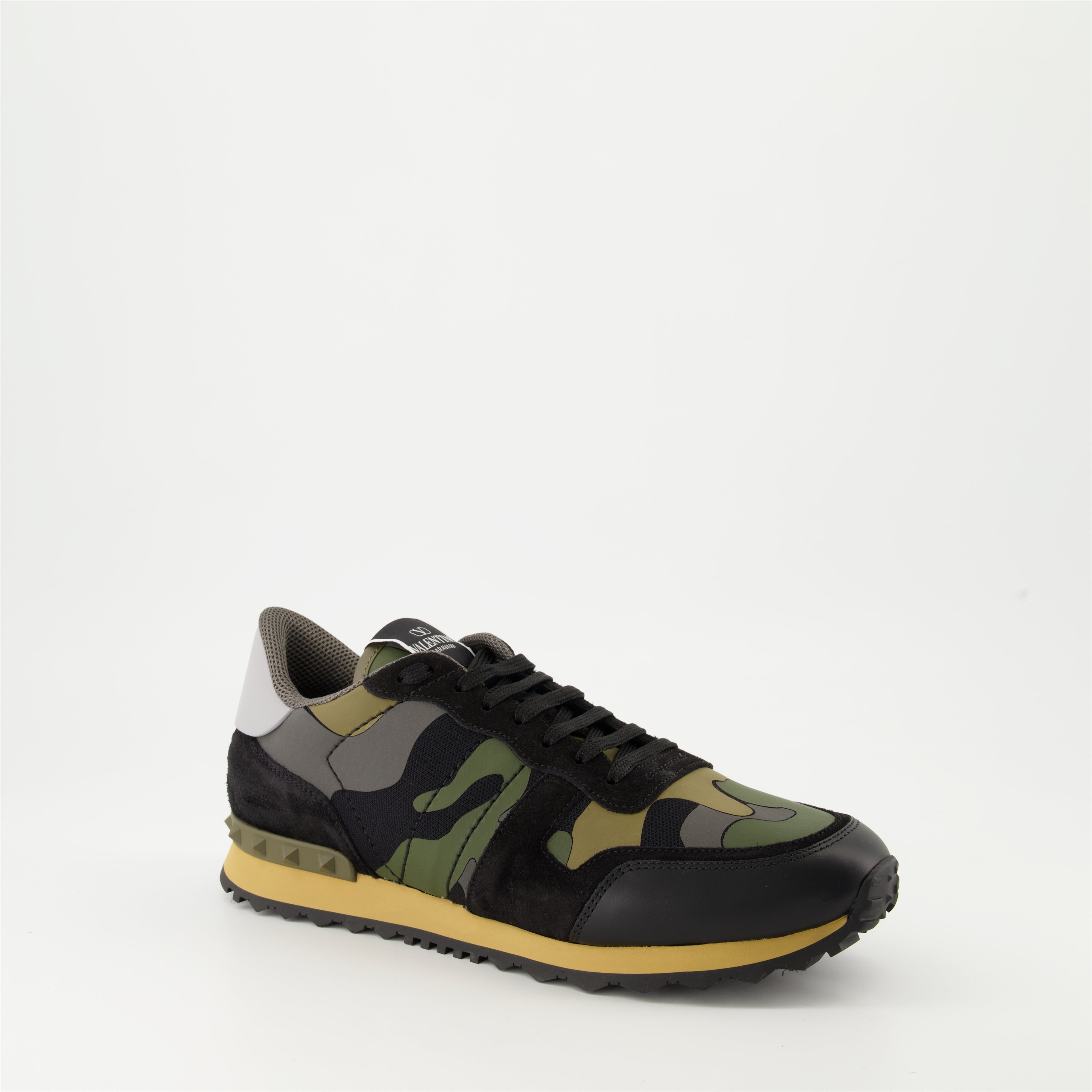 Sneaker Rockrunner Sneakers Valentino Garavani Khaki Homme