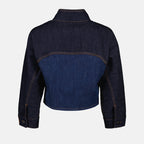 Jackets Veste courte en jean Fendi Dark blue Femme