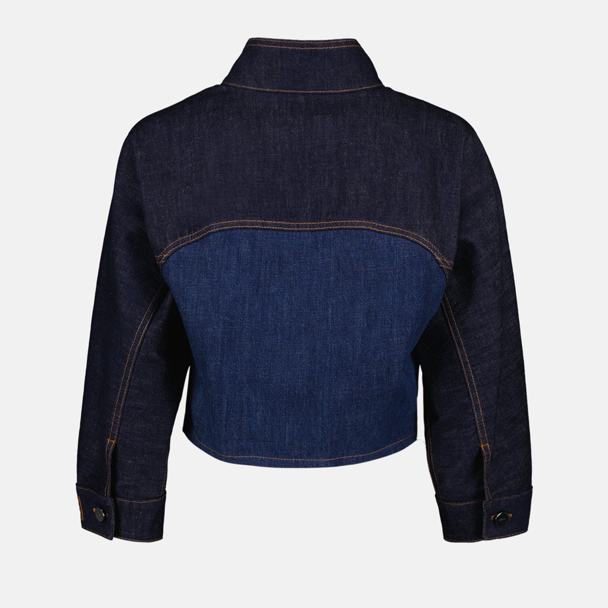 Jackets Veste courte en jean Fendi Dark blue Femme
