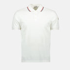 Polos Polo à logo Moncler Blanc Homme