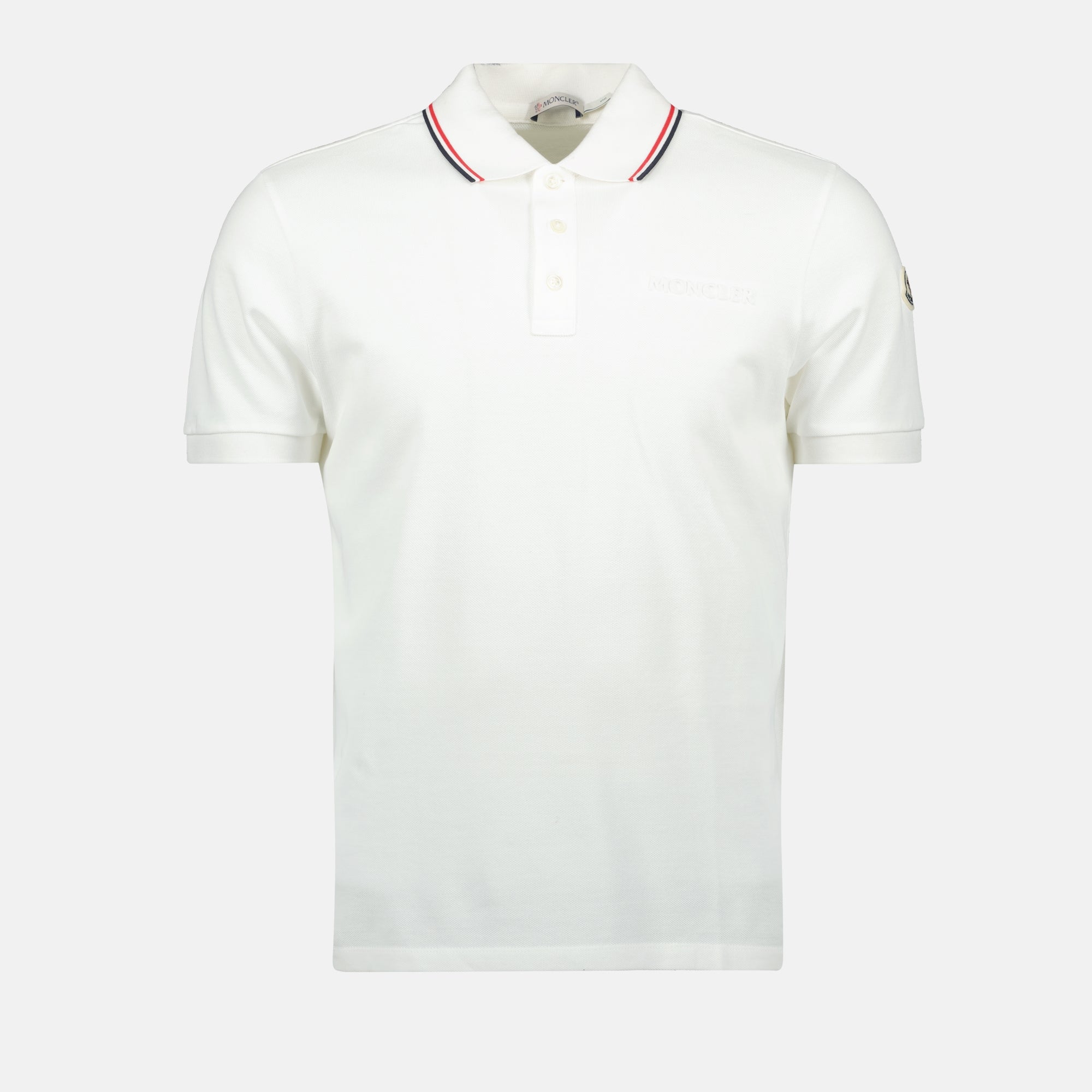 Polo shirts Polo à logo Moncler White Homme