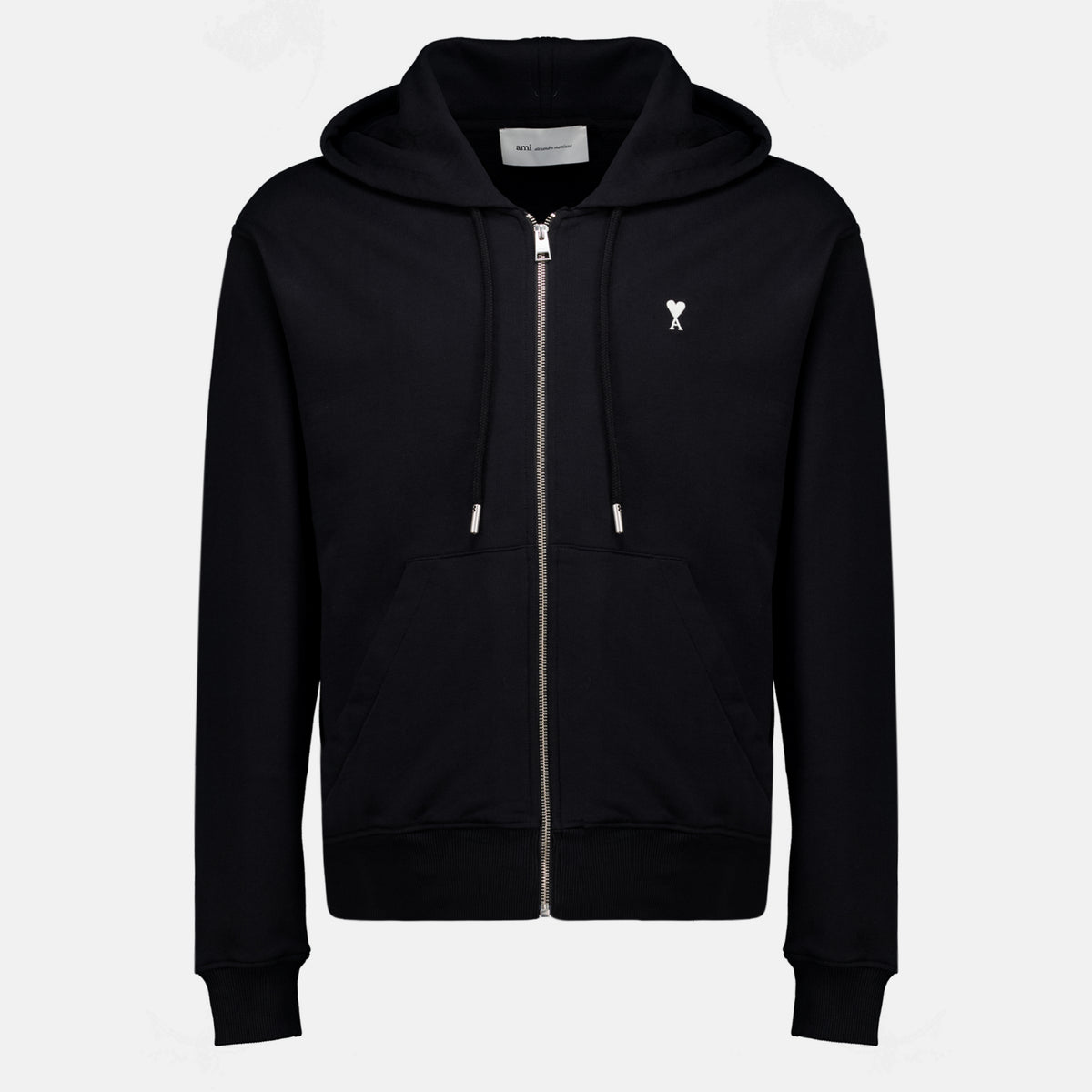 Sweatshirts Sweat zippé AMI de coeur noir Ami PARIS Noir Homme