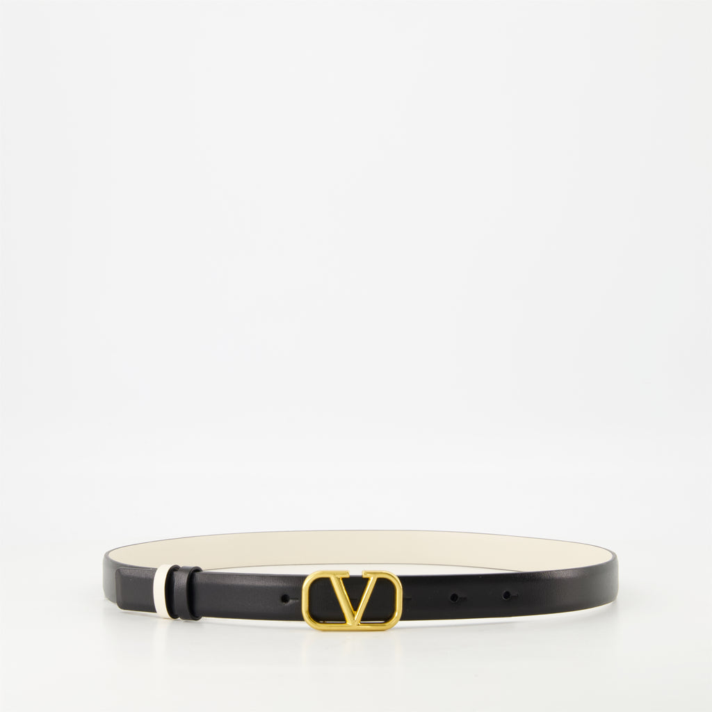Ceintures Ceinture réversible VLogo Valentino Garavani Noir Femme