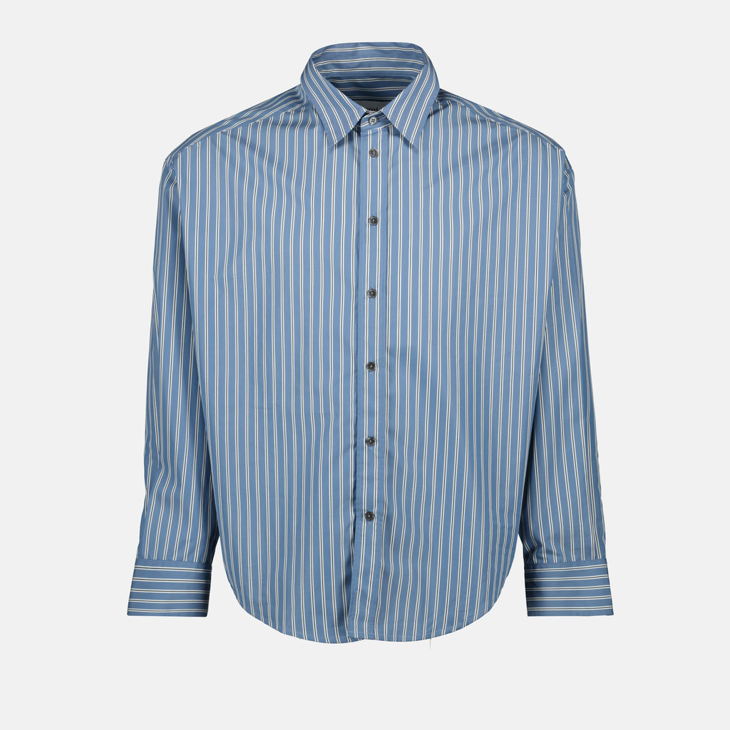 Chemises Chemise à rayures Ami PARIS Bleu Homme