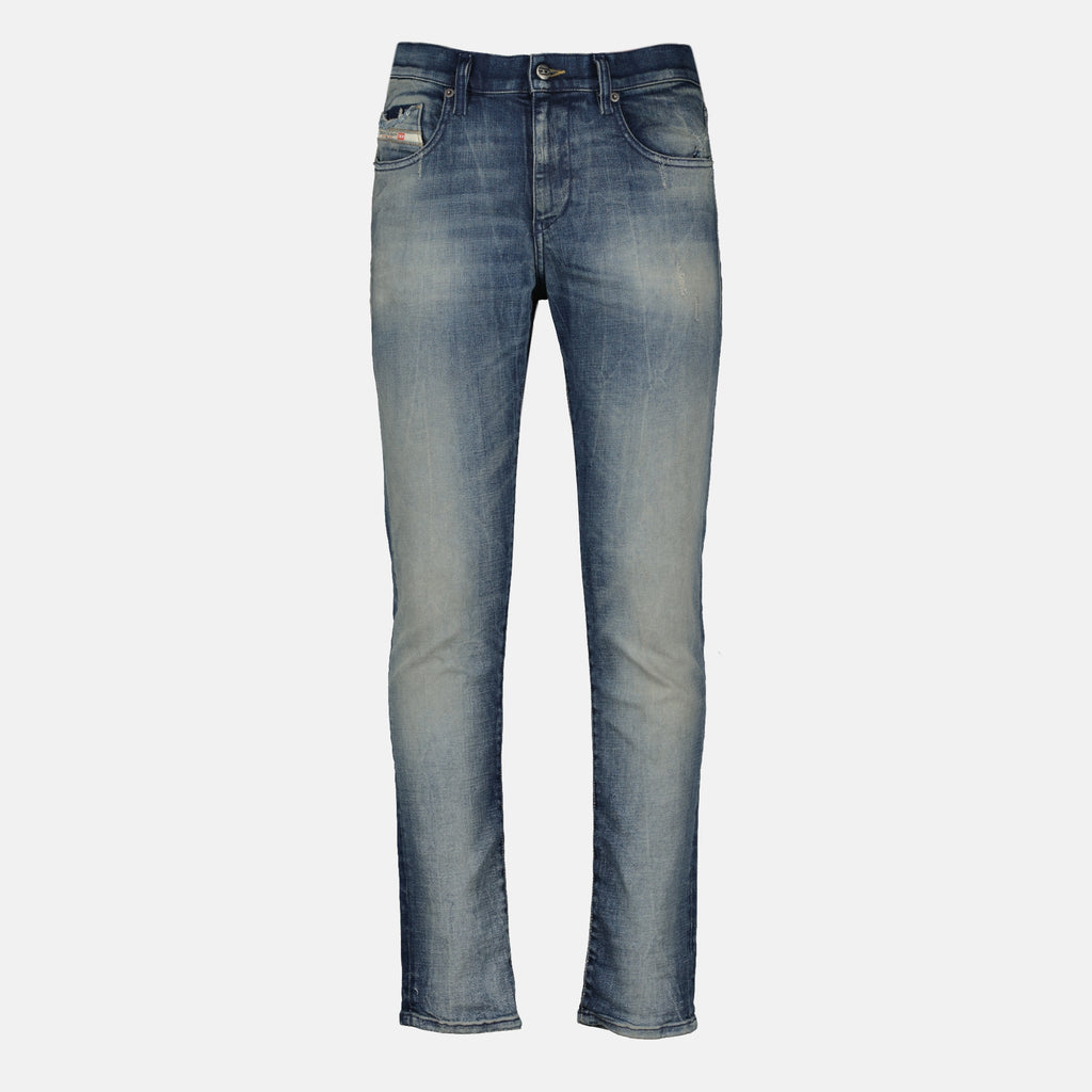 Pantalons D-Struckt 2019 L2 ブルーデニムジーンズ Diesel Bleu Homme