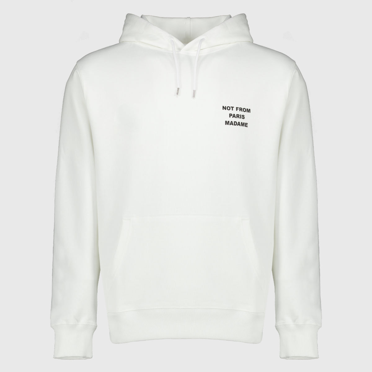 Sweatshirts Felpa con Slogan Bianca Drole De Monsieur Blanc Homme