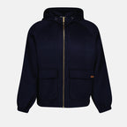 Jackets Hooded Jacket Drole De Monsieur Dark blue Homme