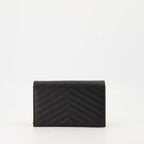 Shoulder bags Chain Envelope Wallets Saint Laurent Black Women