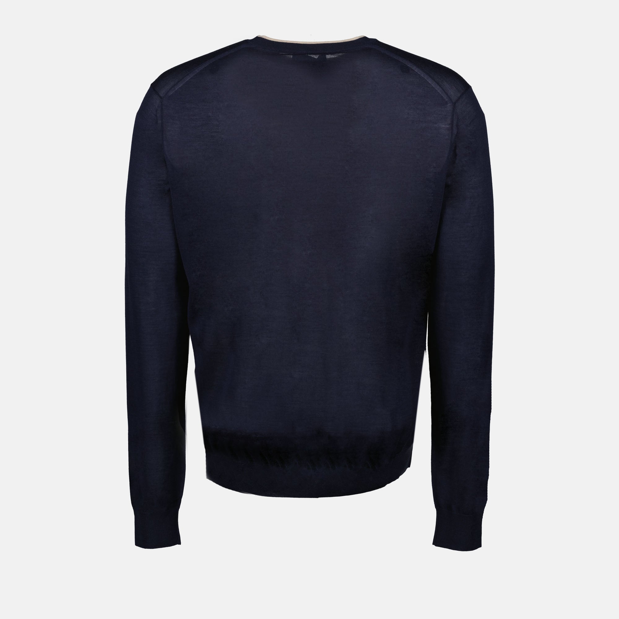 Maglieria Maglione in Lana Fine Prada Blu scuro Homme