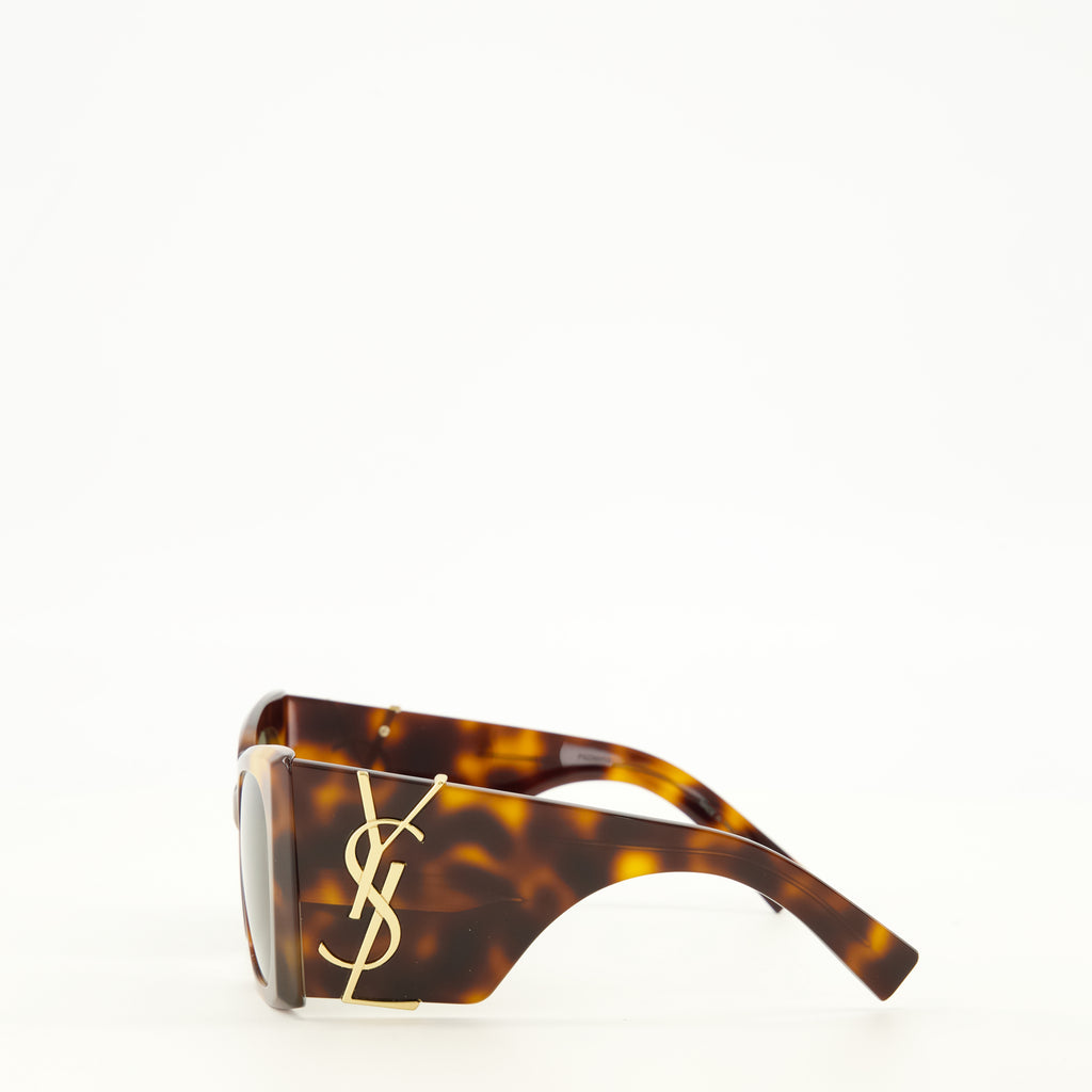 Lunettes SL M119 Sonnenbrille Saint Laurent Marron Unisexe