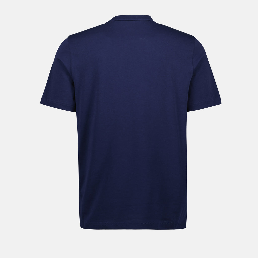 T-shirts T-shirt logo avec poche Moncler Bleu foncé Homme