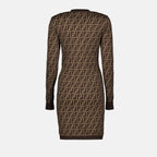 Robes Robe FF Fendi Marron Femme