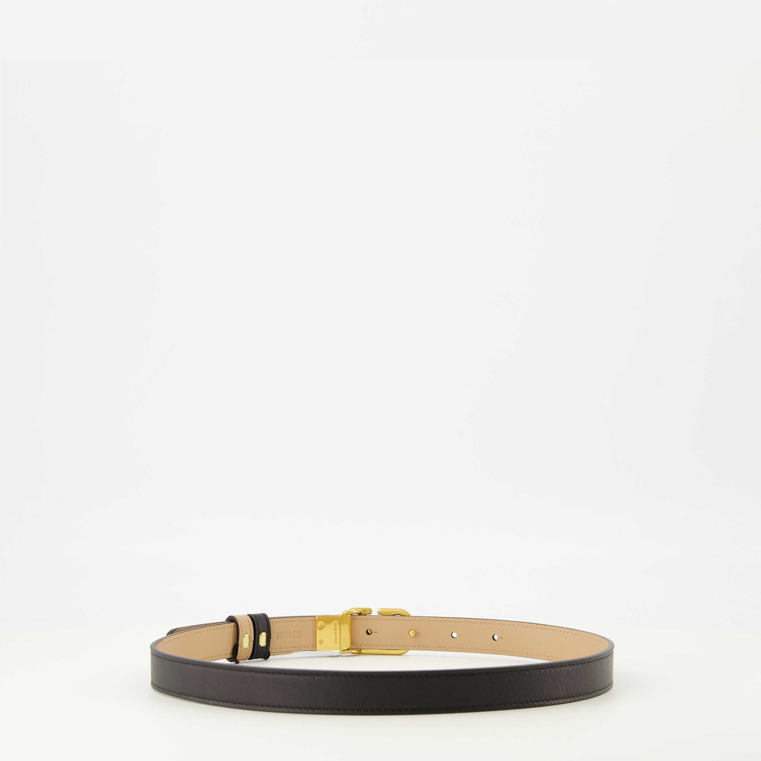 Image de l'article Ceinture Vlogo réversible beige et noir 20 mm de la marque Valentino Garavani pour Femme - Saison Printemps-Été 2026 - Vue détaillée_3