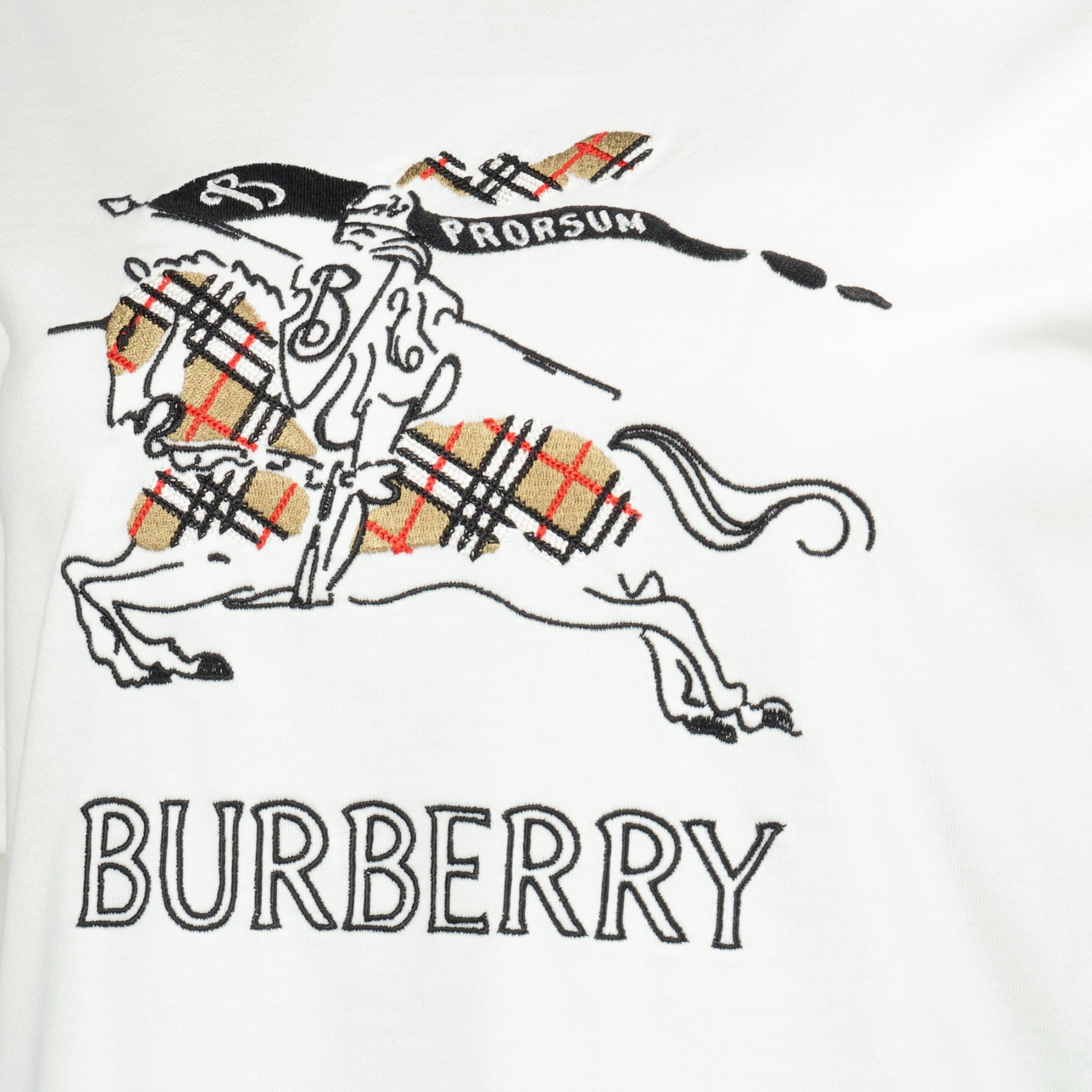 Bild des Burberry Damen T-Shirts EKD Stech in Weiß - Frühling-Sommer 2026 - Detaillierte Ansicht_2