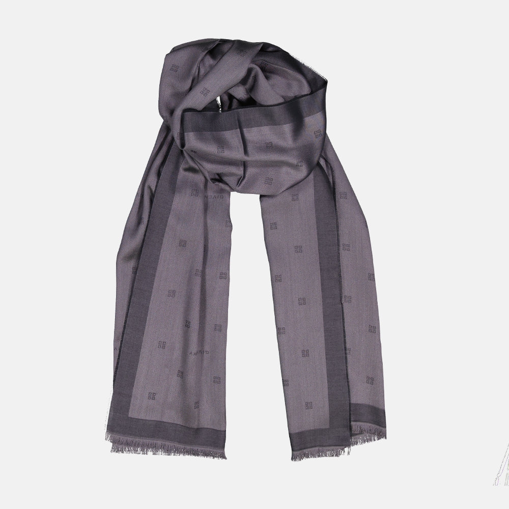 Scarves and gloves 4G Scarf Givenchy Gray Femme
