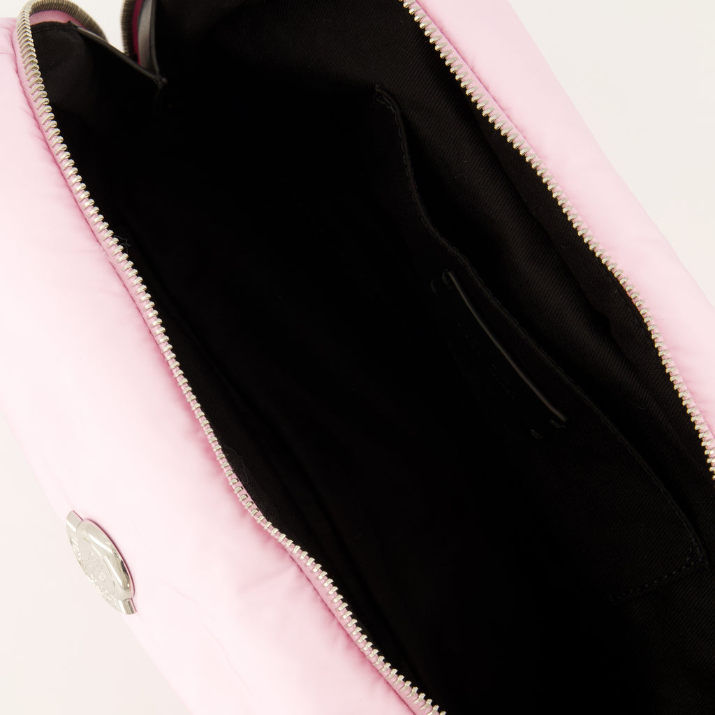 Image of the Moncler Caradoc pink nylon pouch for Women - Spring-Summer 2026 - Detailed View 3