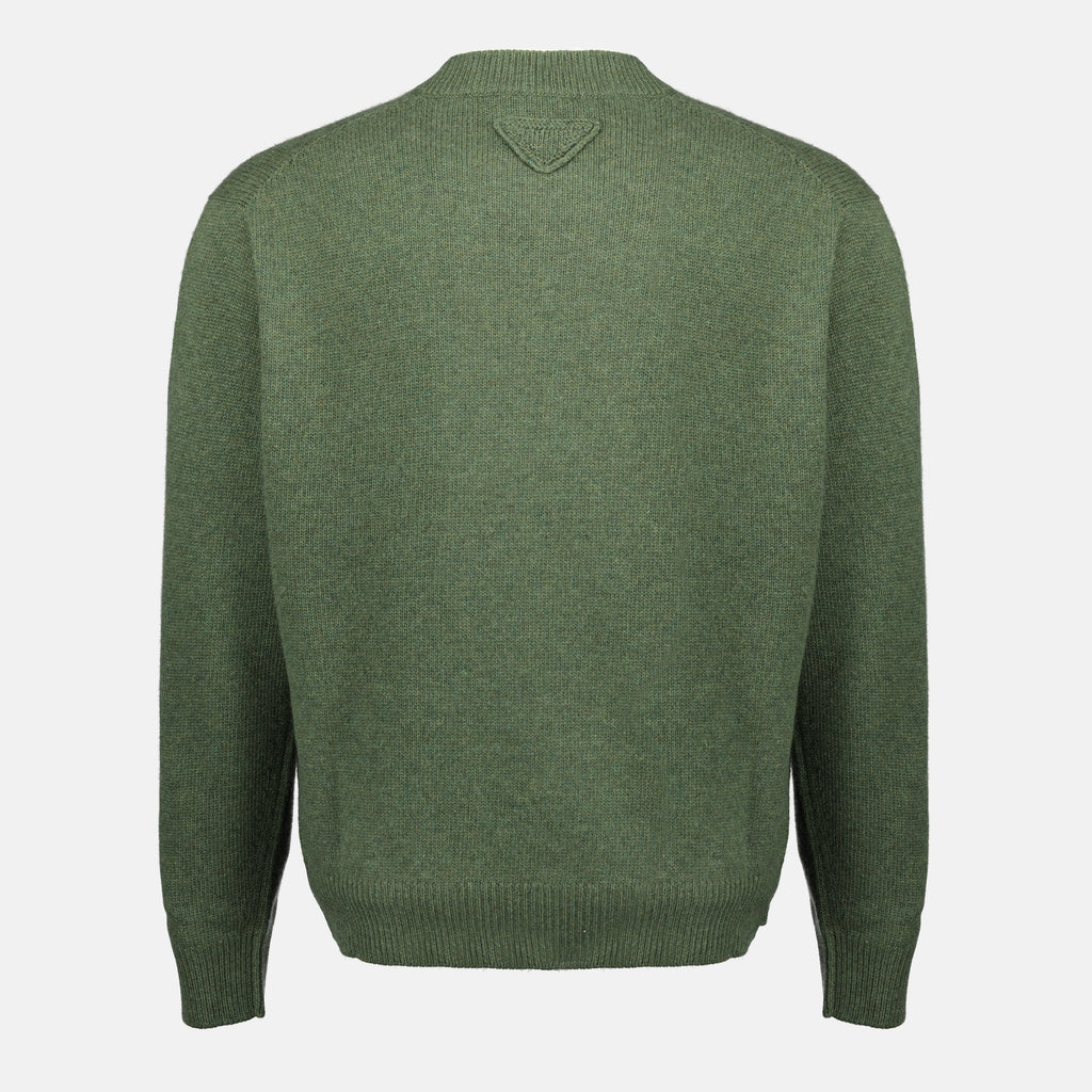 Maille Pull vert en re-cachemire Prada Vert Homme