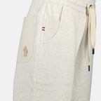 Pantaloni Pantaloni da Sweat in Cotone Moncler Grenoble Grigio Femme