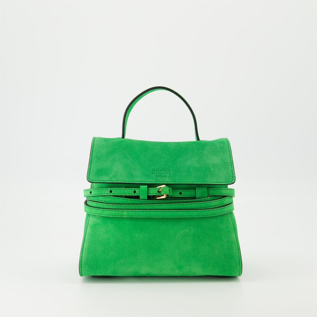 Sacs à main et épaule Sac Tie Me small Moschino Vert Femme