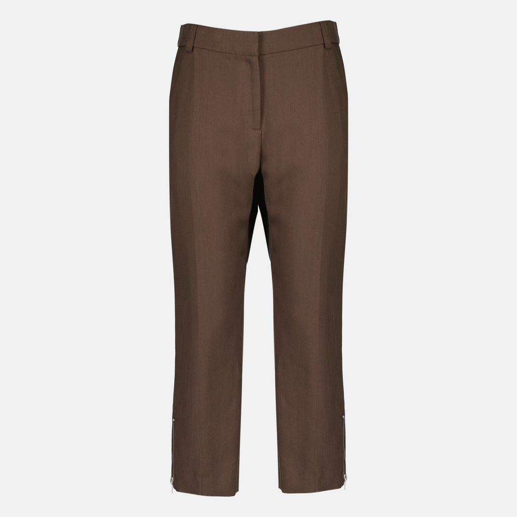Pantalons ブラウン コットン ストレートレッグ ジーンズ Iro Marron Femme