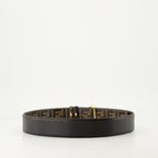 Gürtel Wende-FF-Diamanten-Gürtel Fendi Braun Damen