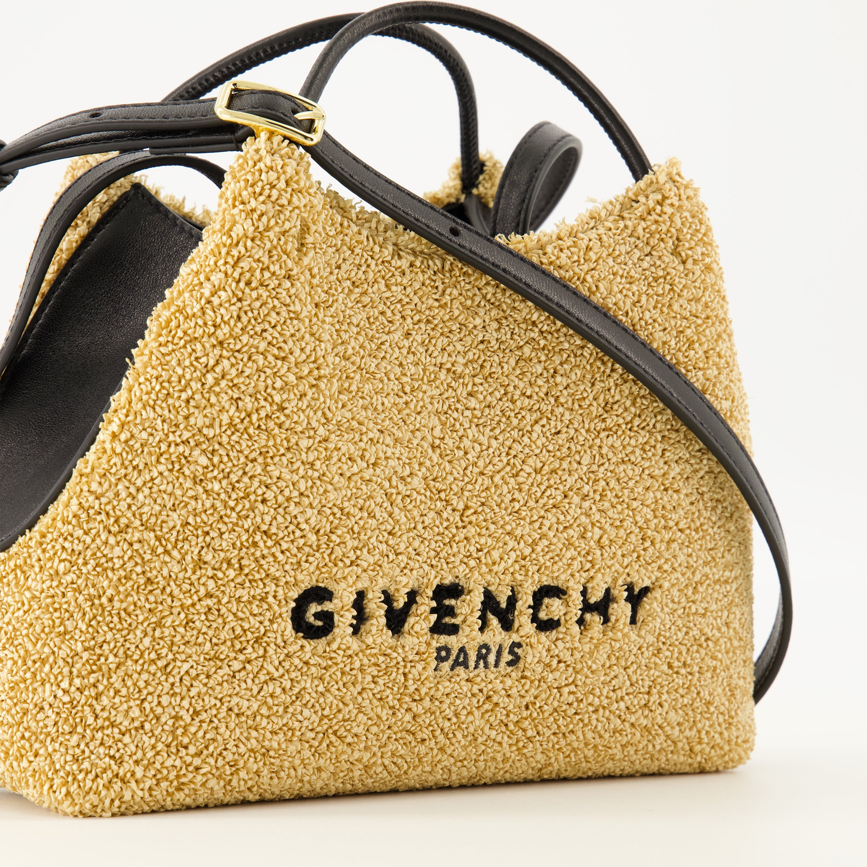 Sacs à main et épaule Sac cabas nano Dacet en raphia effet éponge beige Givenchy Beige Femme
