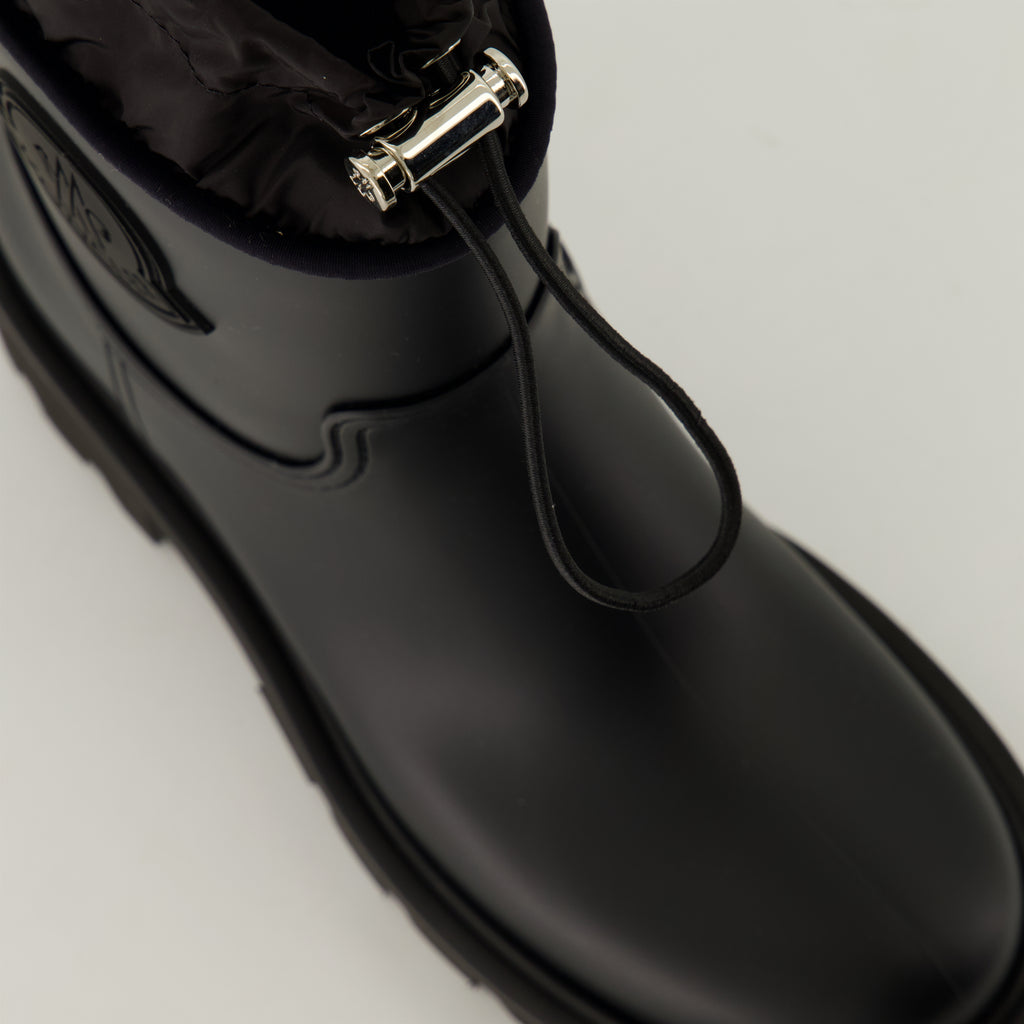 Stiefeletten Mini Bottes Kickstream de pluie Moncler Schwarz Femme