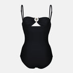 Ropa de playa Traje de Baño de Una Pieza Christopher Esber Negro Mujeres