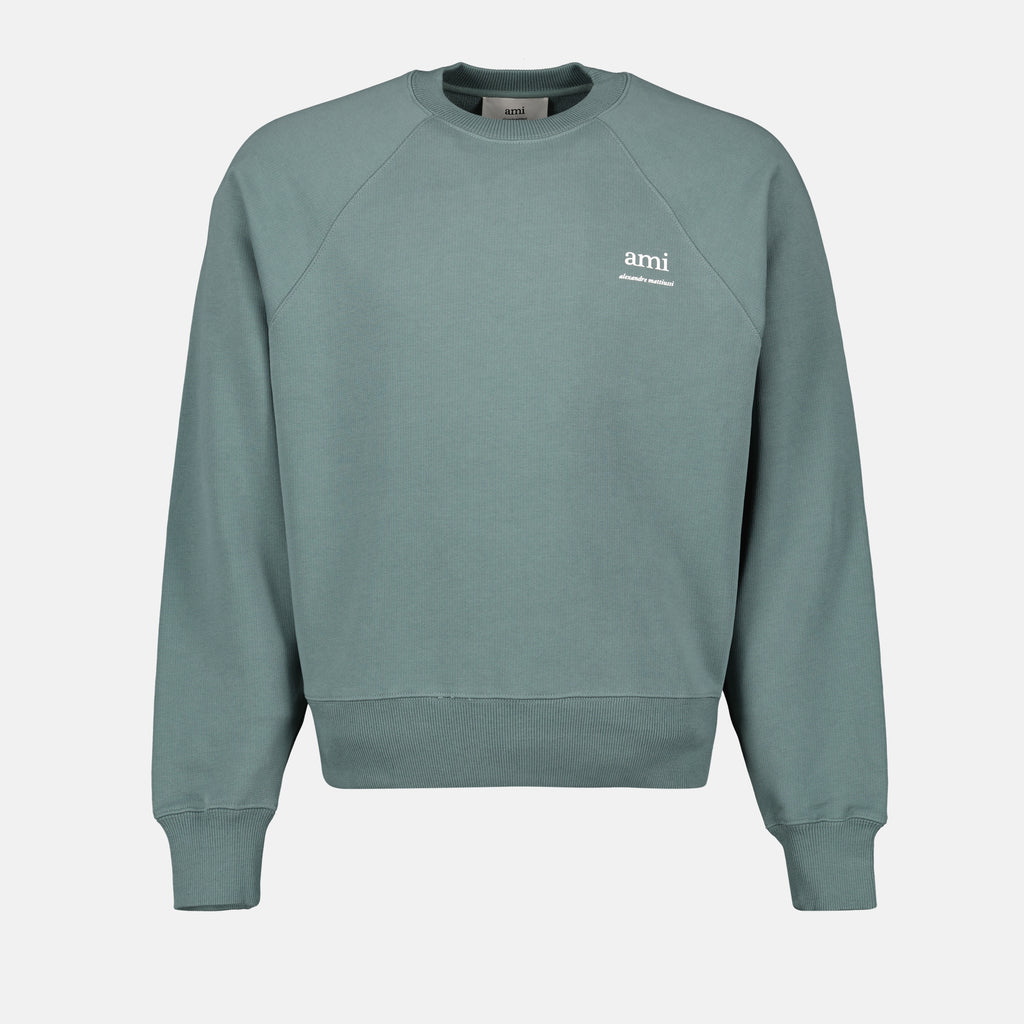 Sweatshirts Sweatshirt Alexandre Matiussi Ami PARIS Vert Unisexe