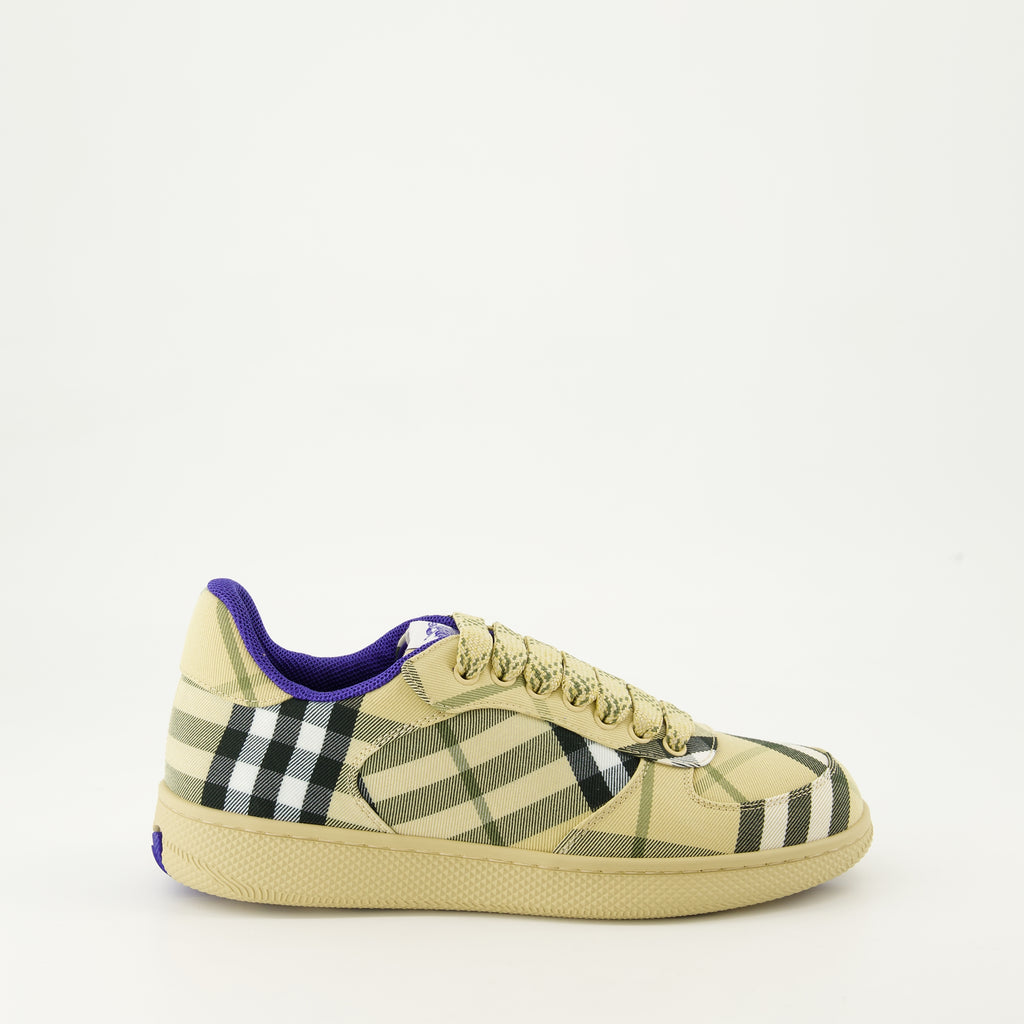 Sneakers Checkered Terrace Sneakers Burberry Beige Femme