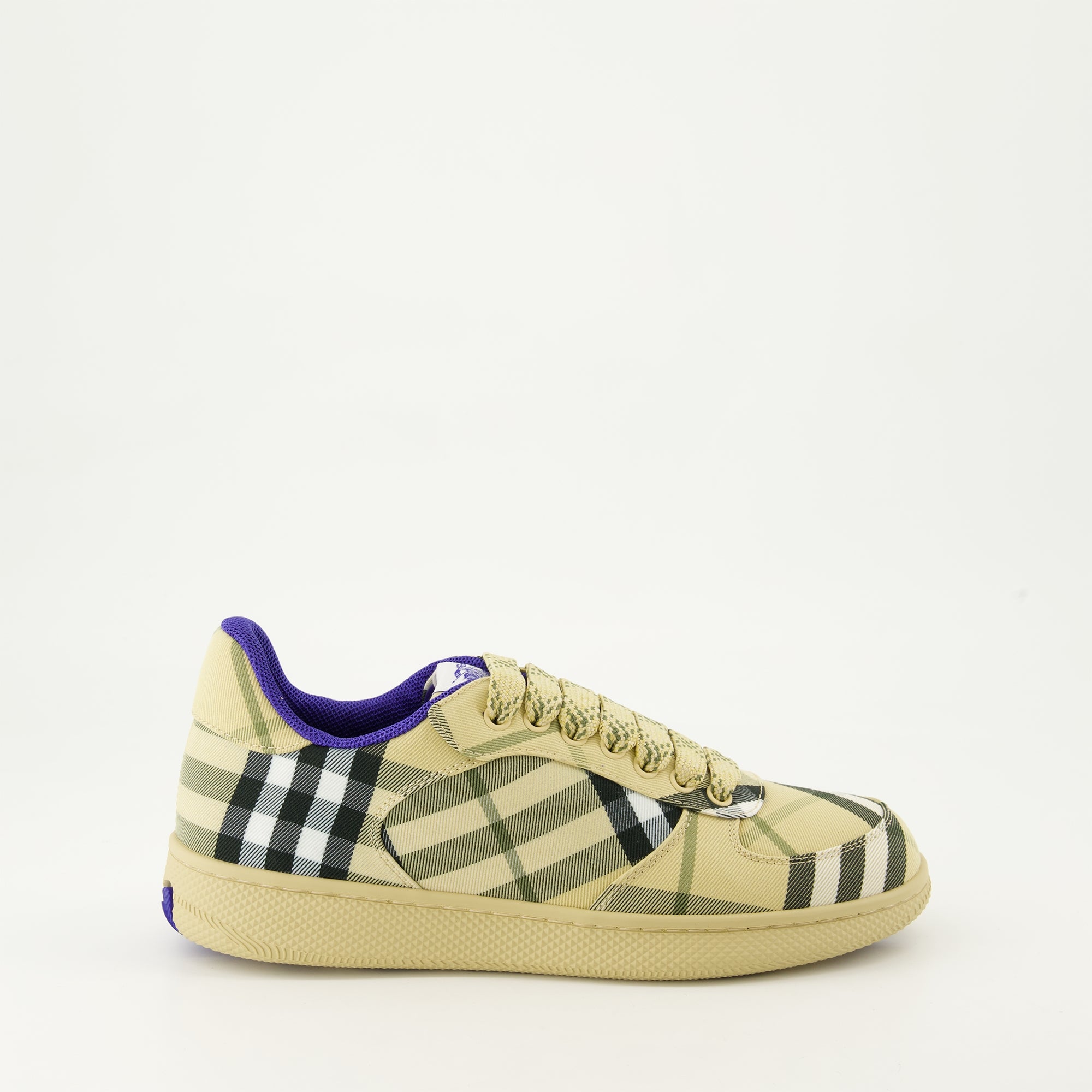 Sneakers Checkered Terrace Sneakers Burberry Beige Femme
