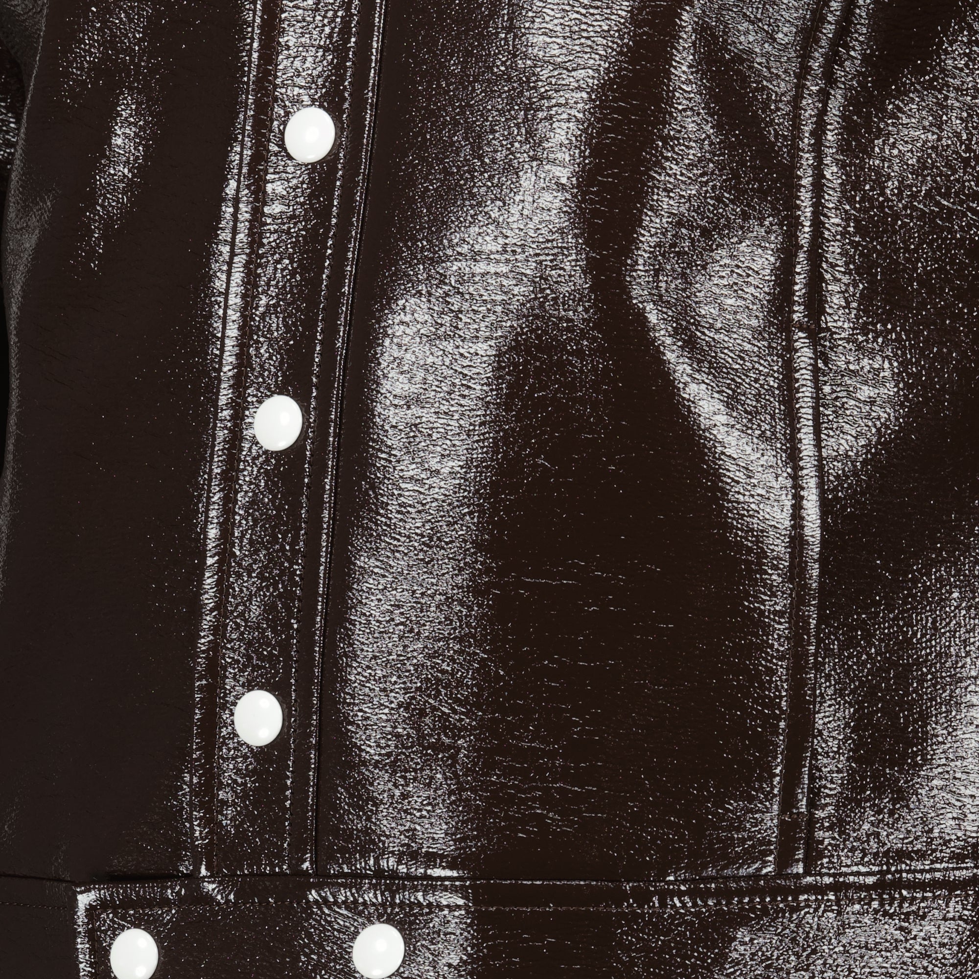 Vestes Vinyl Reissue Jacket Courrèges Marron Homme