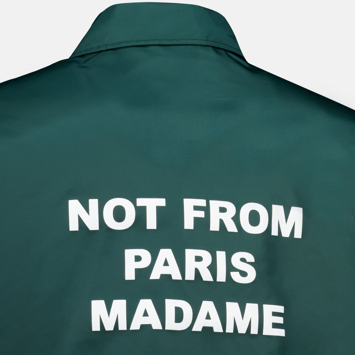 Vestes グリーン スローガン ジャケット Drole De Monsieur Vert Homme