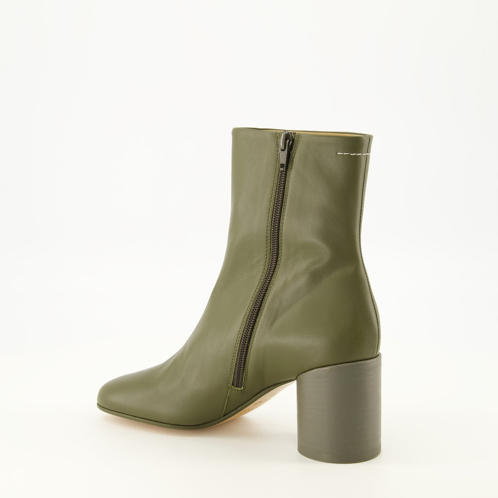 Bottines Botas de Tobillo Anatomic Kaki Mm6 Kaki Femme