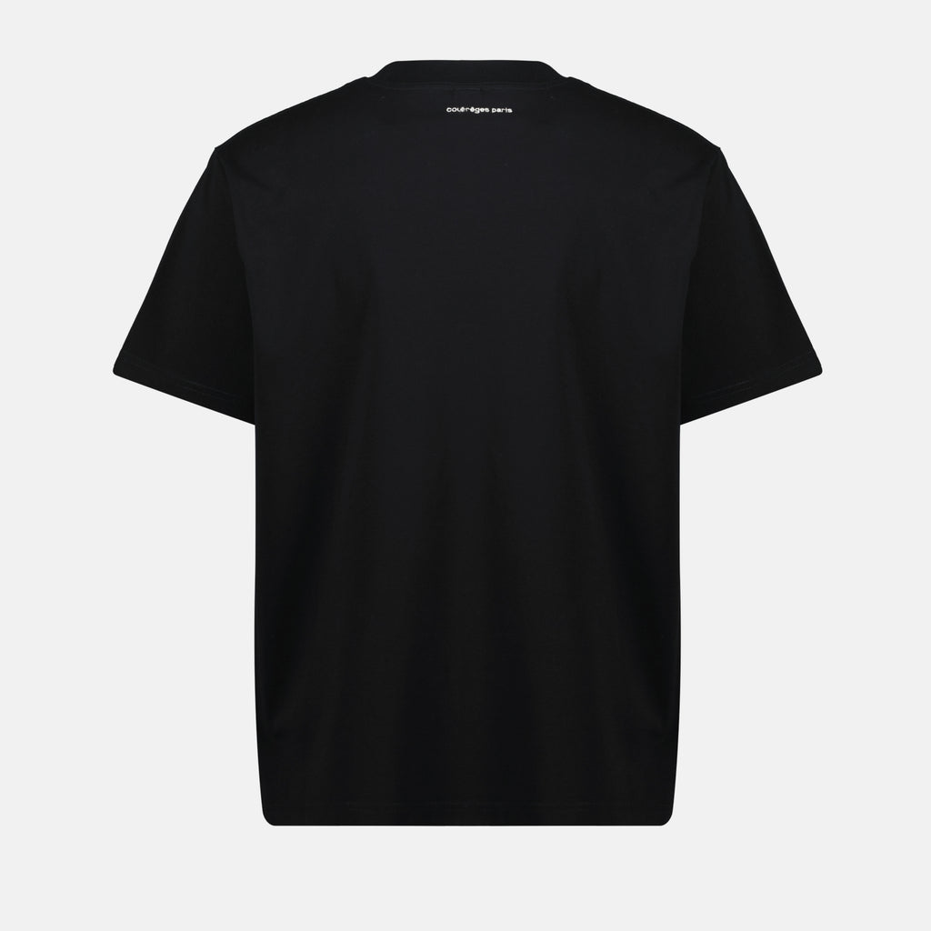 T-shirts Camiseta Oversize Courrèges Noir Homme
