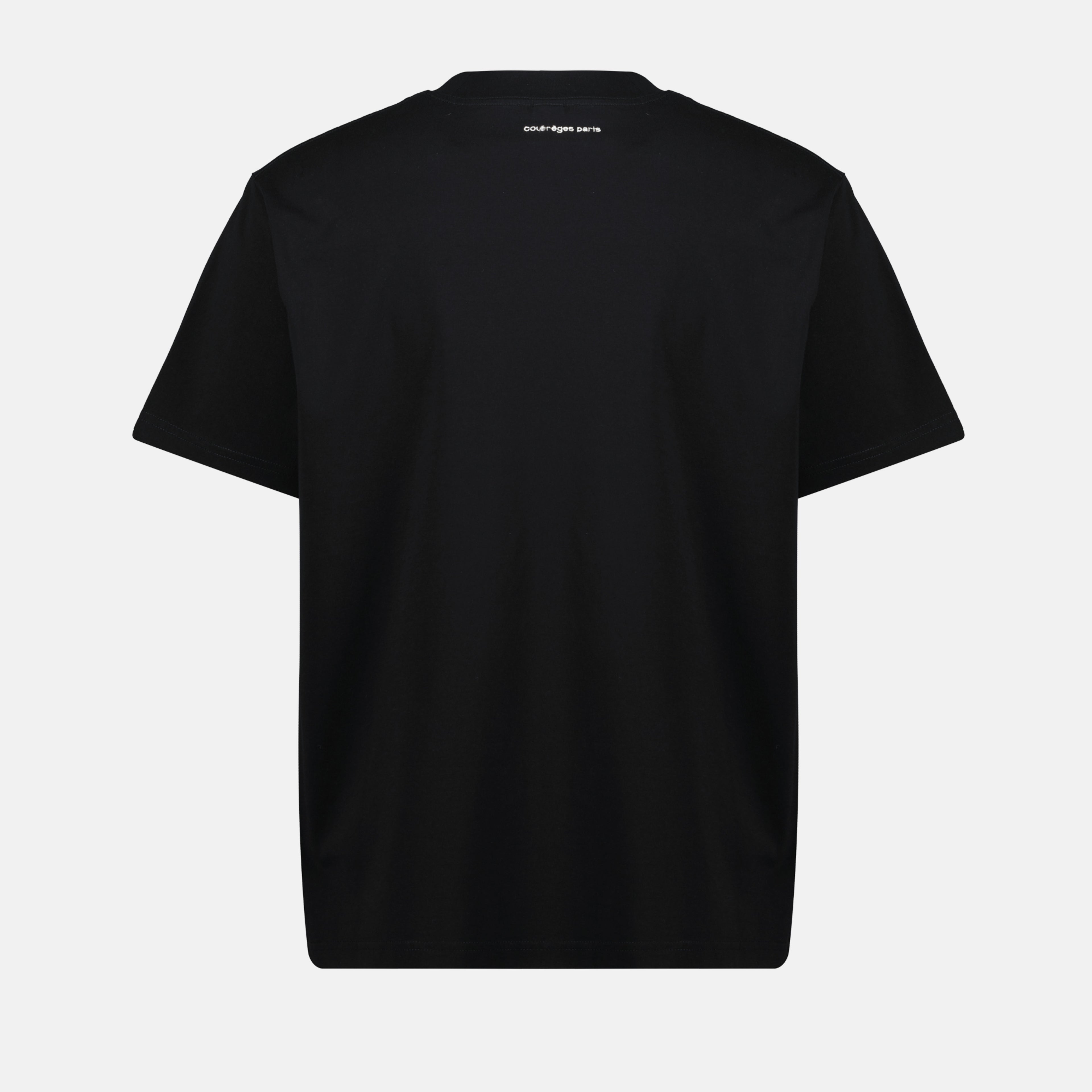 T-shirts Camiseta Oversize Courrèges Noir Homme