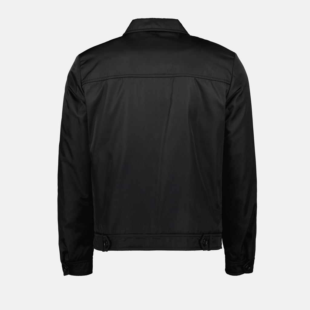 Vestes Bomber en nylon Prada Noir Homme