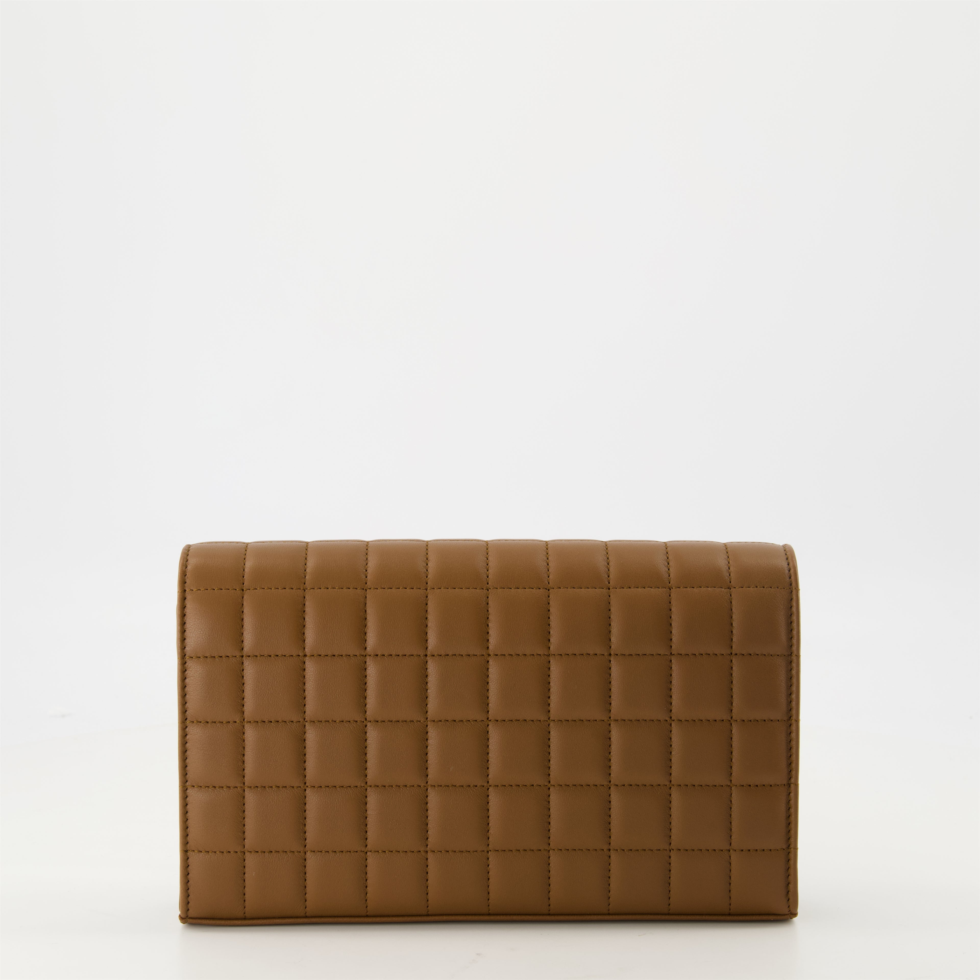 파우치 Pochette matelassée Cassandre Saint Laurent 갈색 Femme