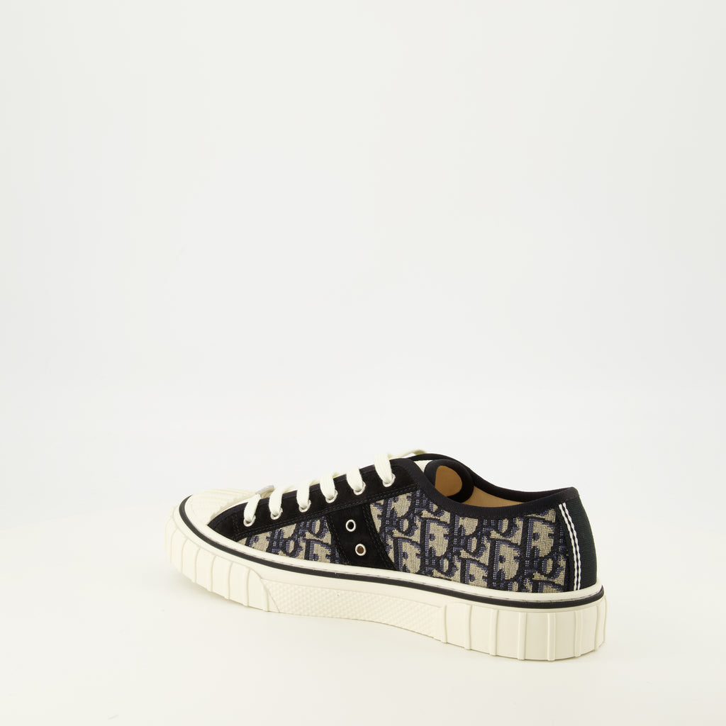 Baskets ホーパーロートップ ネイビー スニーカー Dior Bleu foncé Homme