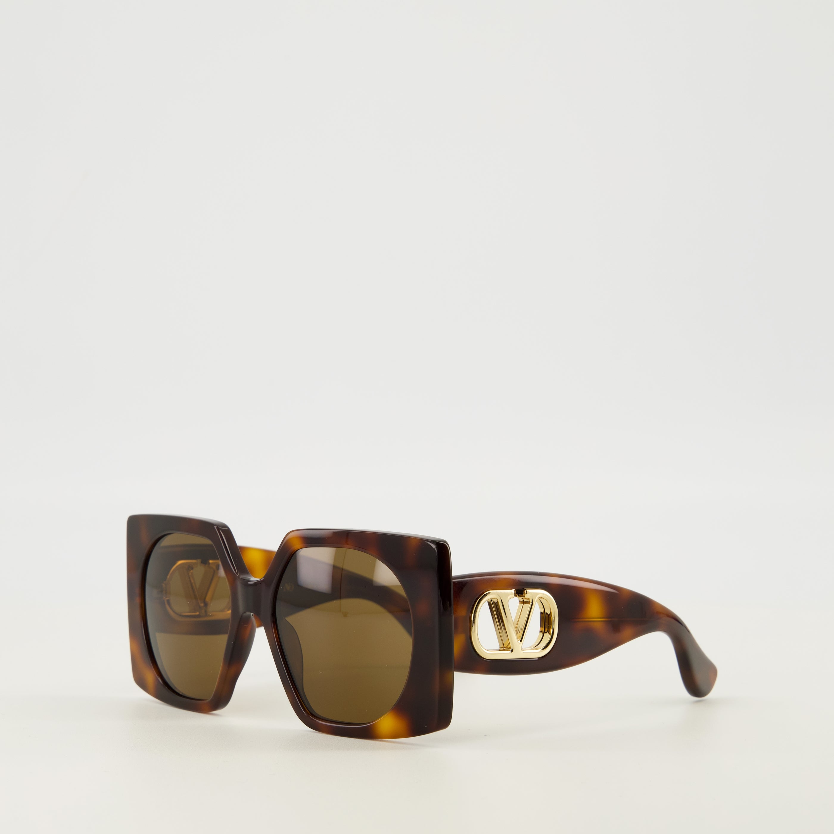 Lunettes Lunettes rectangulaires marron VLogo Valentino Garavani Marron Femme