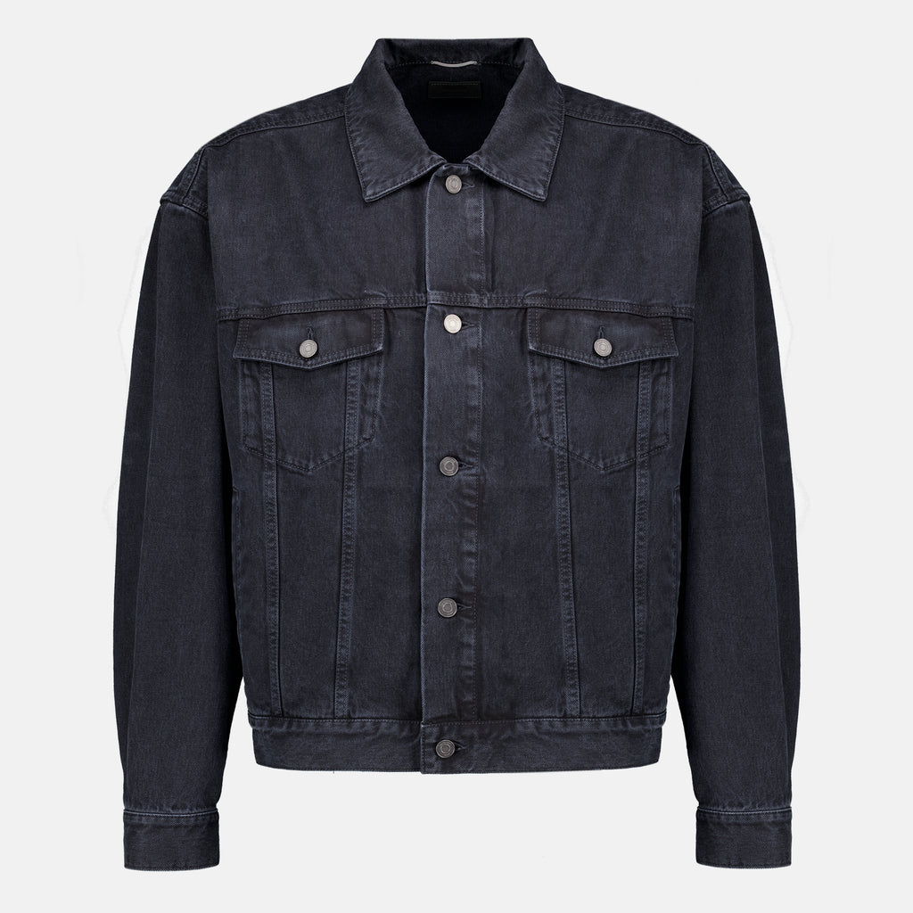 Vestes 블랙 데님 재킷 Saint Laurent Noir Homme