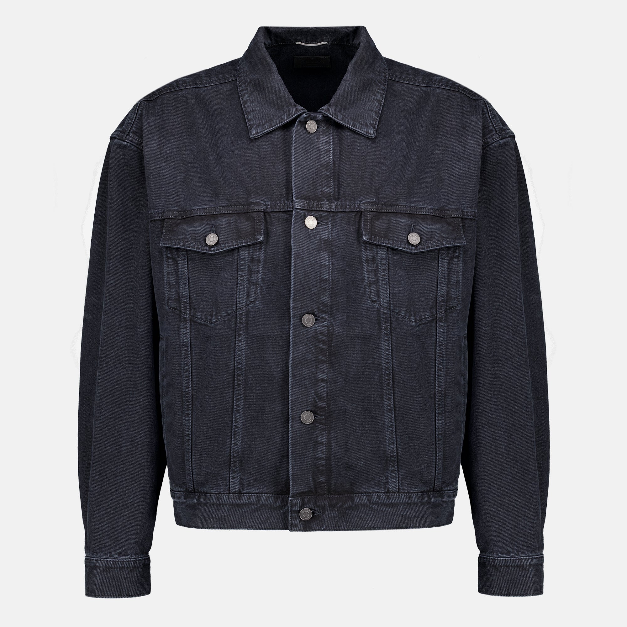 Vestes Chaqueta de denim negra Saint Laurent Noir Homme