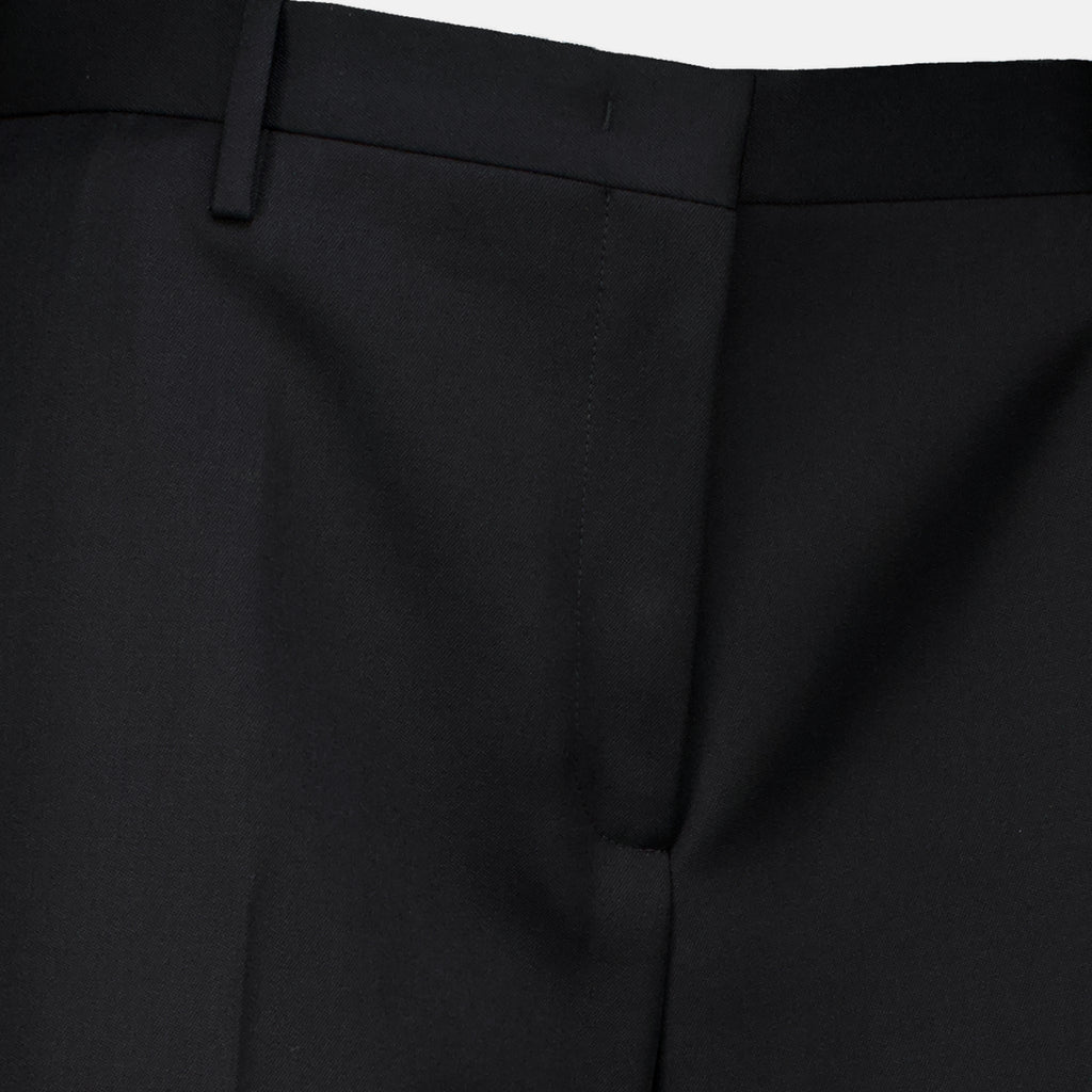 Pantalons Black Pleated Trousers Fendi Noir Femme