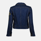Imagen de la chaqueta de denim bordada de la marca Patou para mujer - Temporada Otoño-Invierno 2025 - Vista Detallada 2