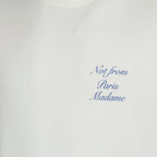 T-shirts T-shirt Slogan Cursive Drole De Monsieur Blanc Homme