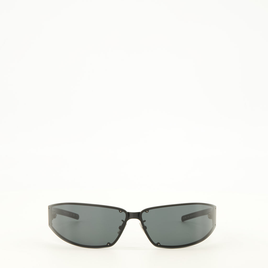 Lunettes SL 963 Schwarze Sonnenbrille Saint Laurent Noir Unisexe