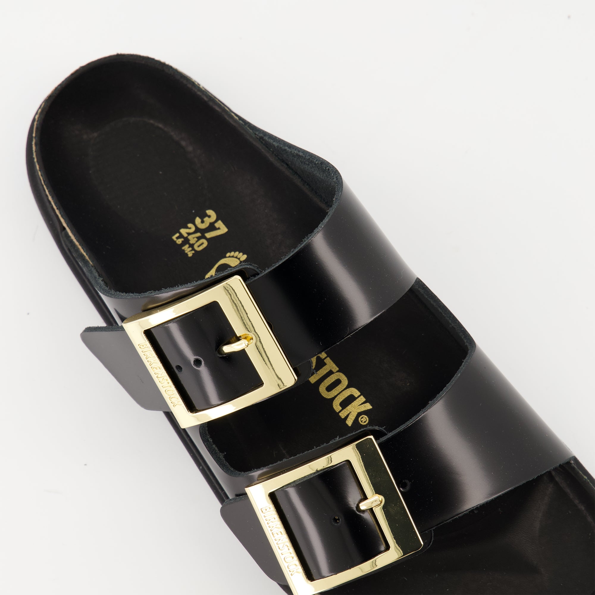 Image de l'article Sandales Drolplet Buckle de la marque Birkenstock pour Femme - Saison Printemps-Été 2025 - Vue détaillée de haut