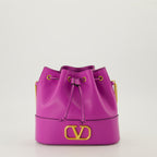 Bucket bags Sac seau VLogo Valentino Garavani Purple Femme