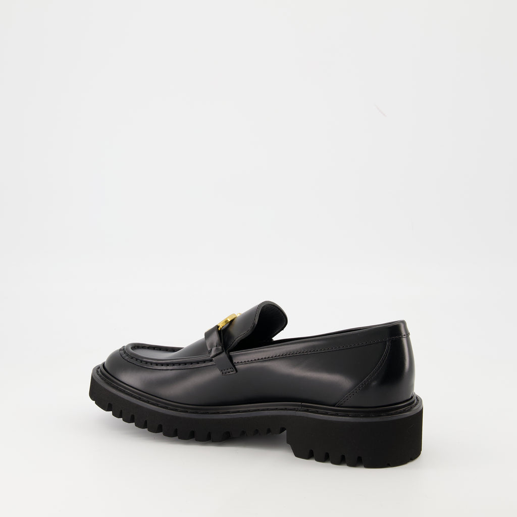 Mocassins VLogo Loafers Valentino Garavani Noir Femme