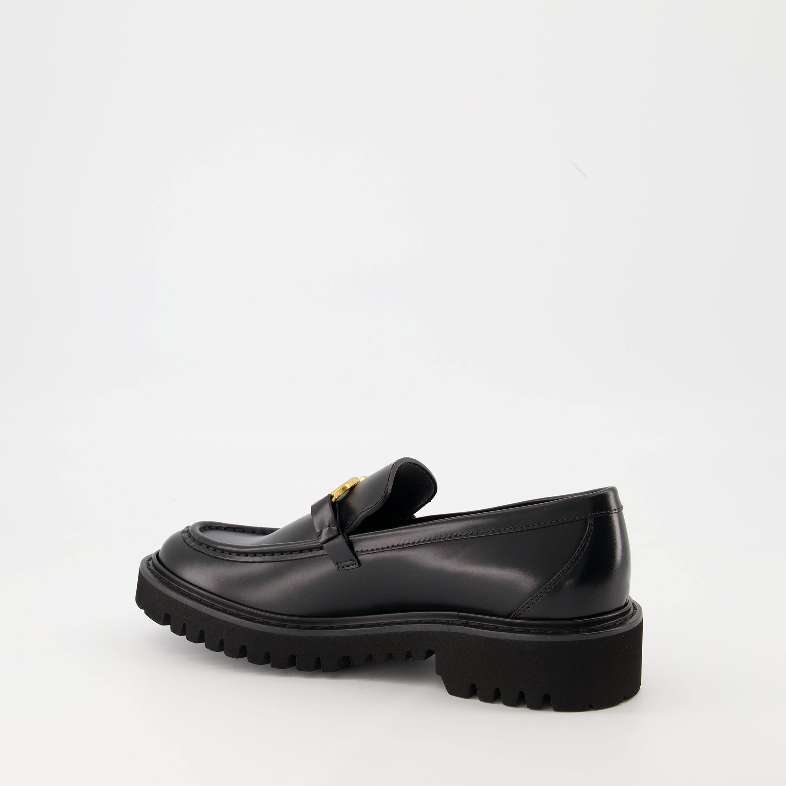 Mocassins VLogo Loafers Valentino Garavani Noir Femme